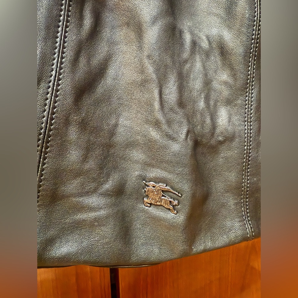 Burberry Black Leather Tote - Picture 13 of 14